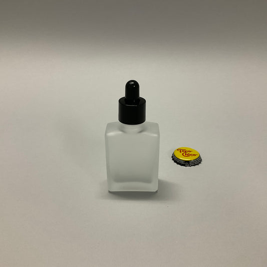 Small Frosted Glass Dropper Bottle