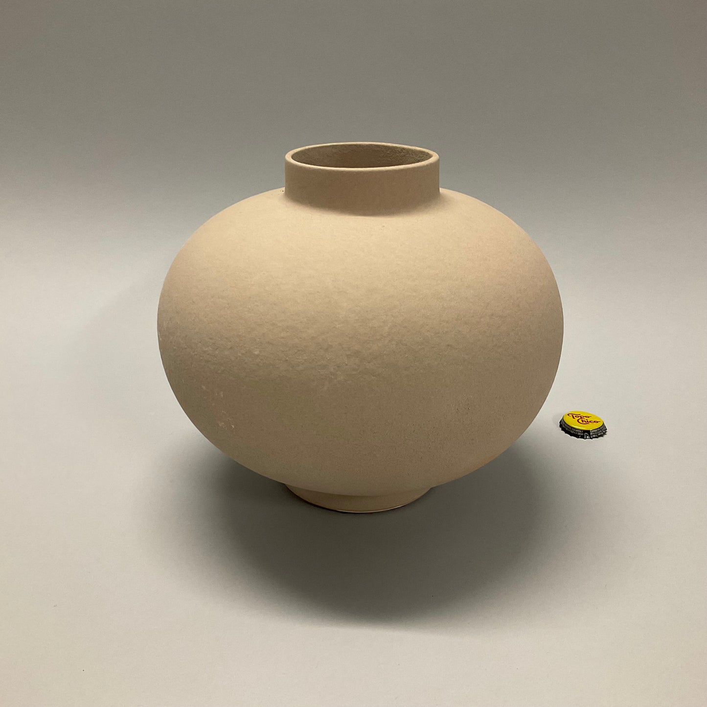 Full Moon Clay Vase