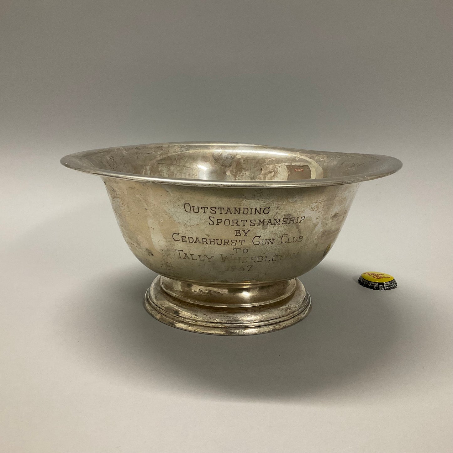 Vintage 1967 Silver Trophy Bowl