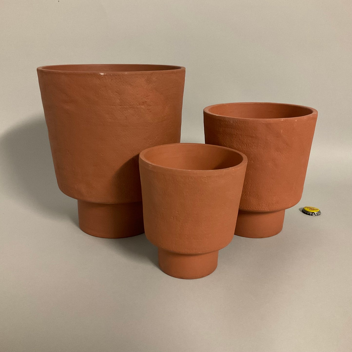 Terracotta Footed Planters