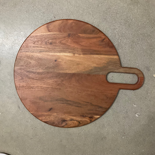 Round Cutting Board with Handle