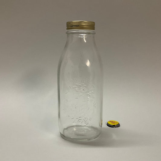 Glass Bottle with Tinplate Lid