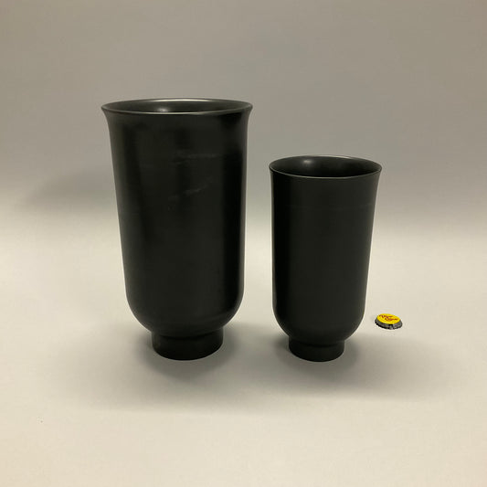 Black Footed Vases