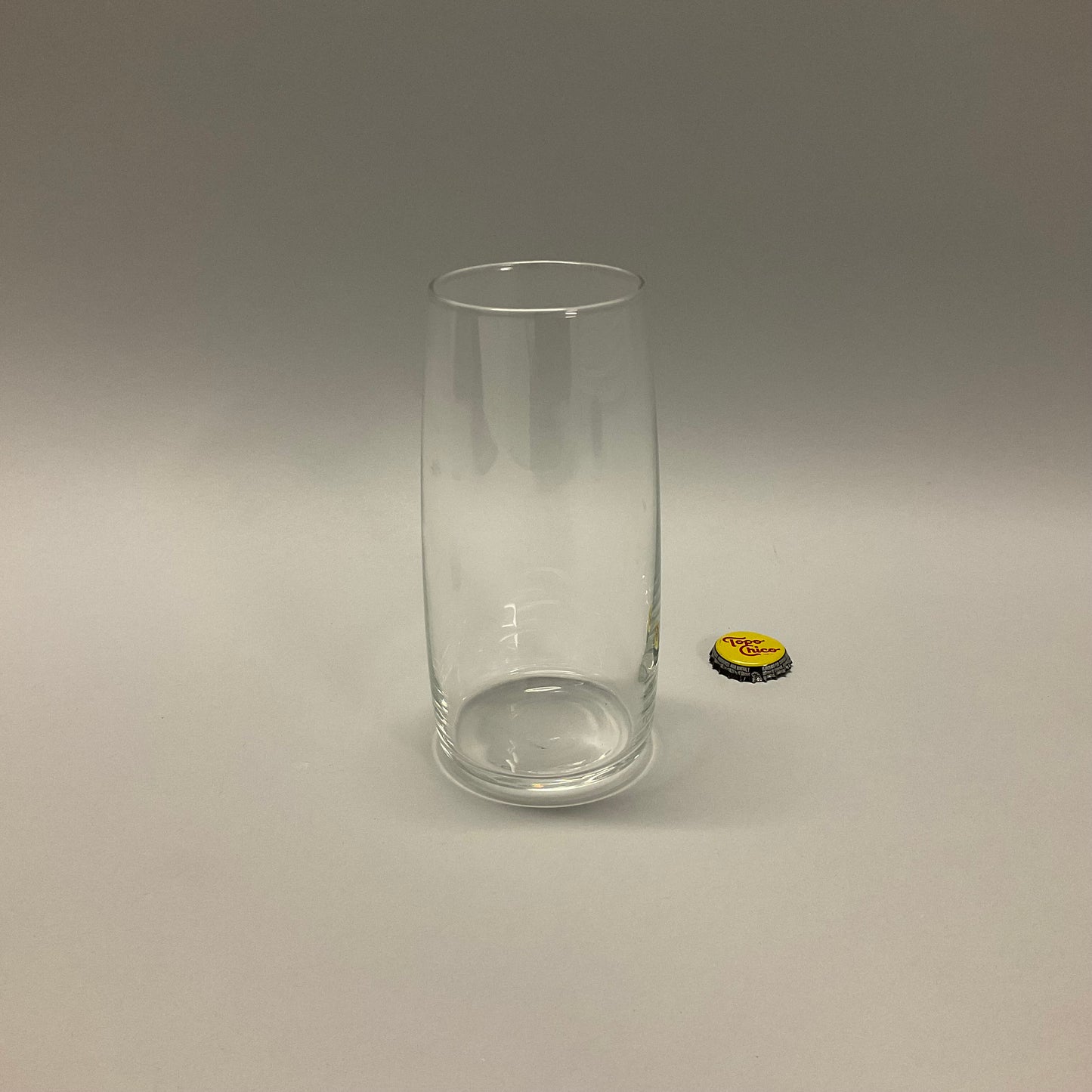 Tall Clear Drinking Glass