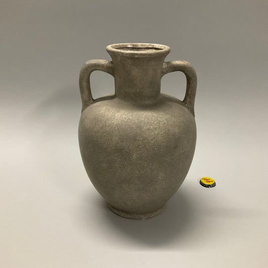 Gray Vase with Handles