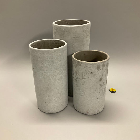 Light Gray Cement Vases