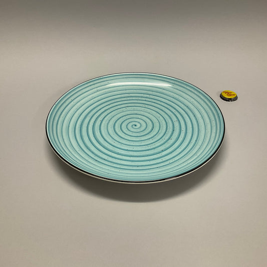 Blue Swirl Plates