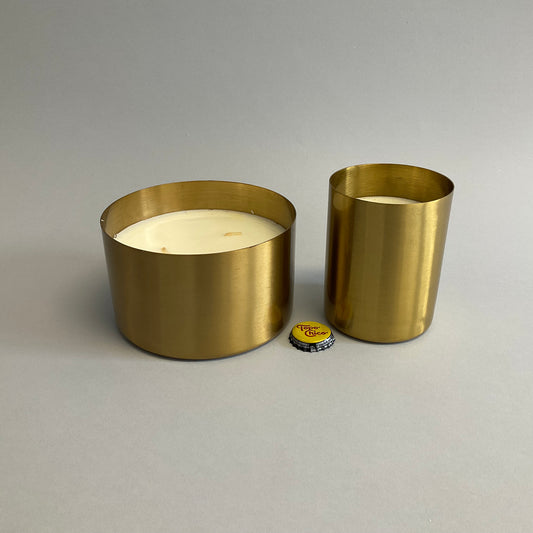 Gold Metal Candles