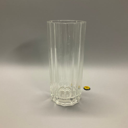 Glass Fluted Vase