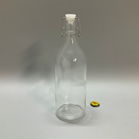 Plain Glass Bottle with Attachable Lid