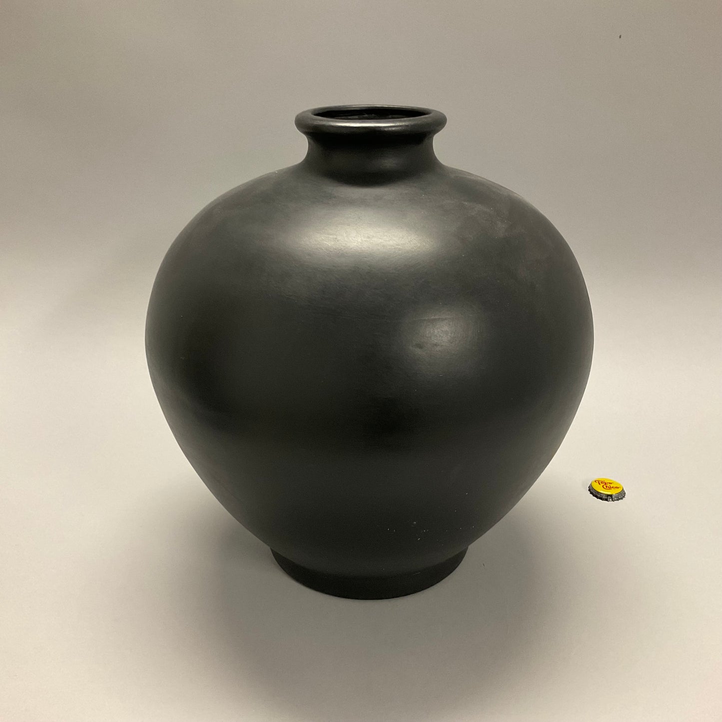 Black Trumpet Vase