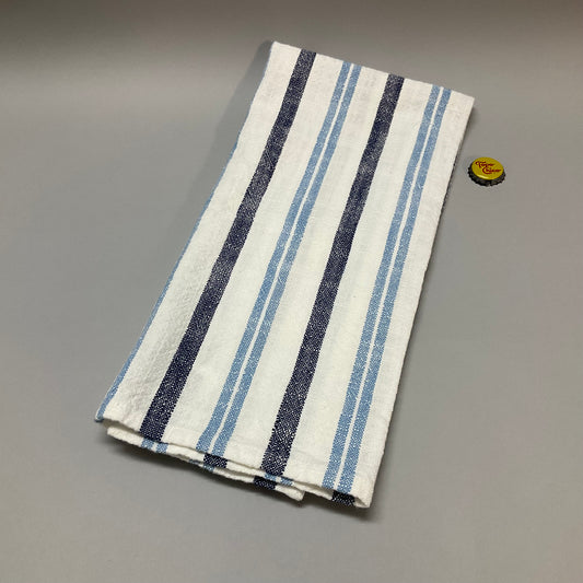 Blue Multi Striped Dishtowel