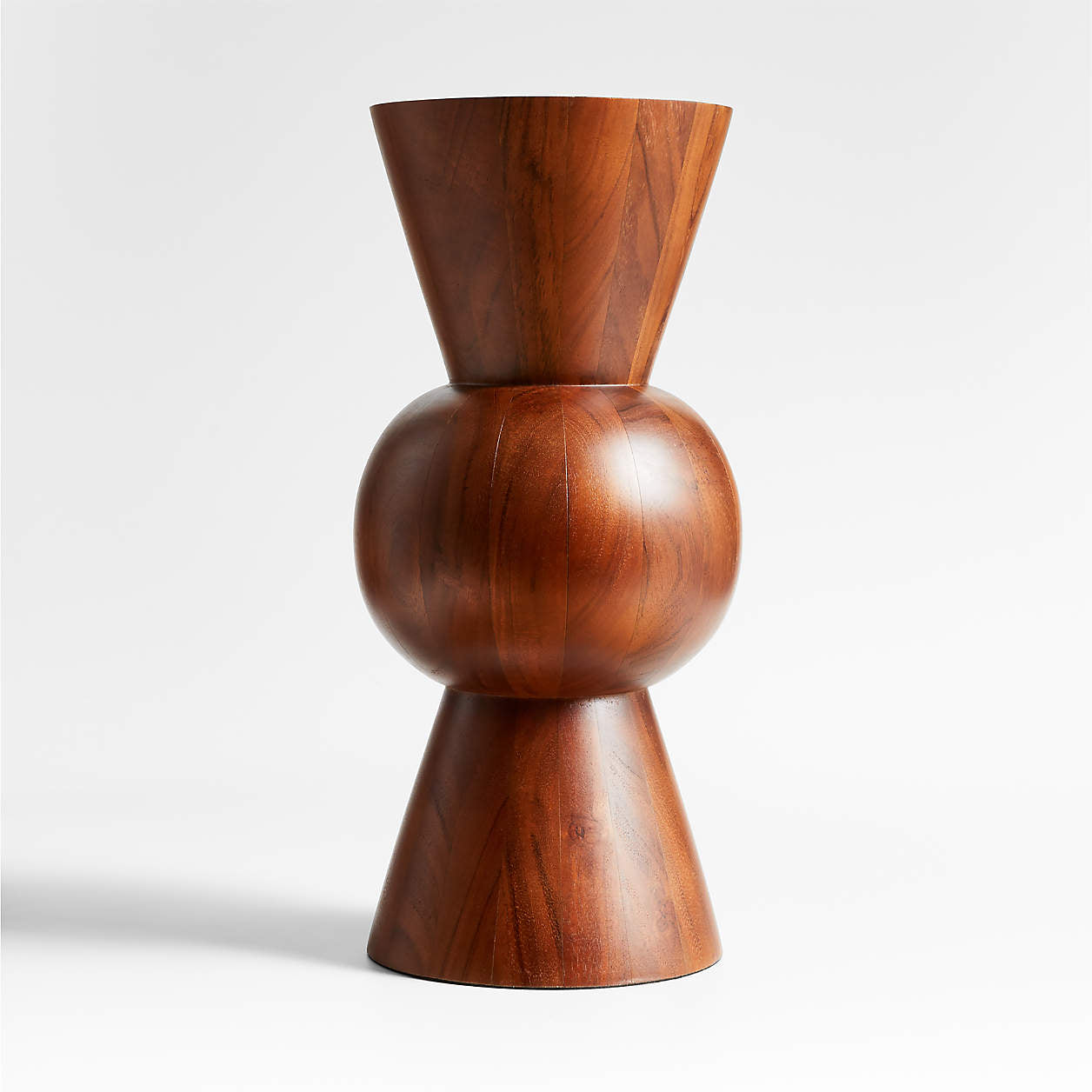 Acacia Wood Vases