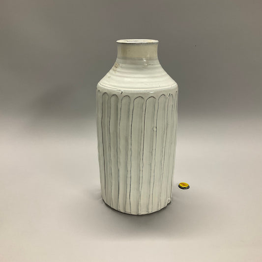 Light Gray Patterned Vase