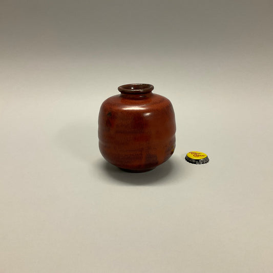 Brown Ceramic Bud Vase