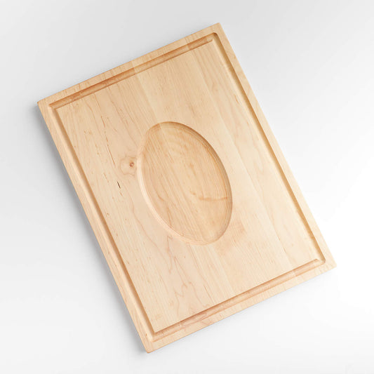 Reversible Maple Carving Board with Meat Rest