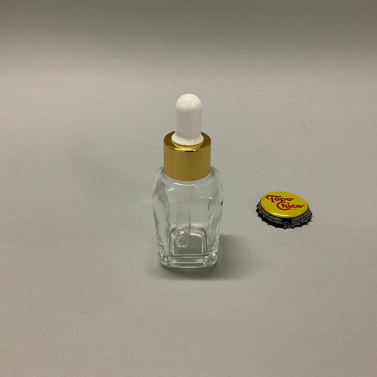 Clear Glass Dropper Bottle