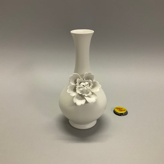 White Flower Vase