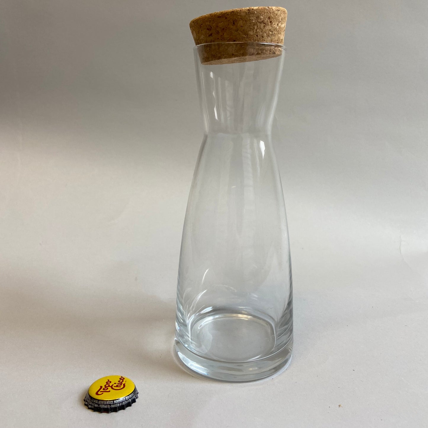 Small Glass Bottle with cork lid