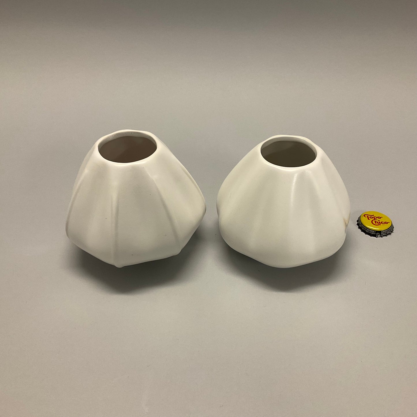 Small White Vases