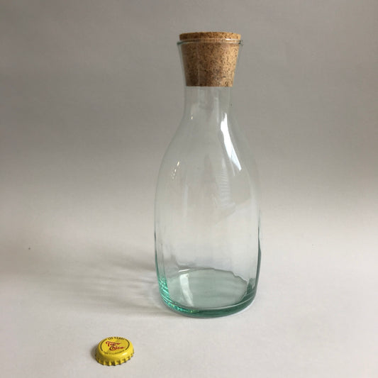 Glass Bottle with Cork Lid