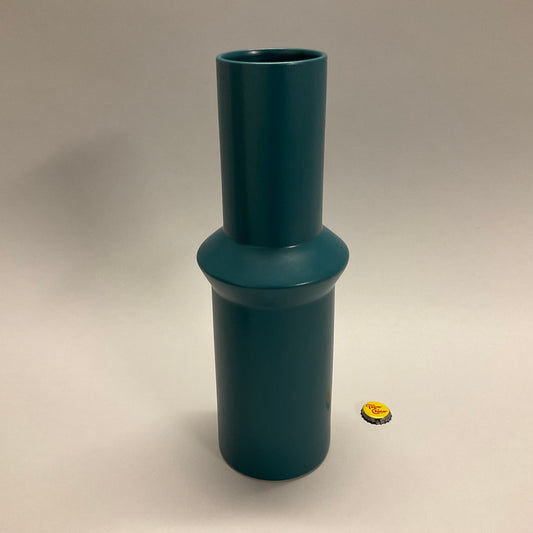 Teal Bow Vase