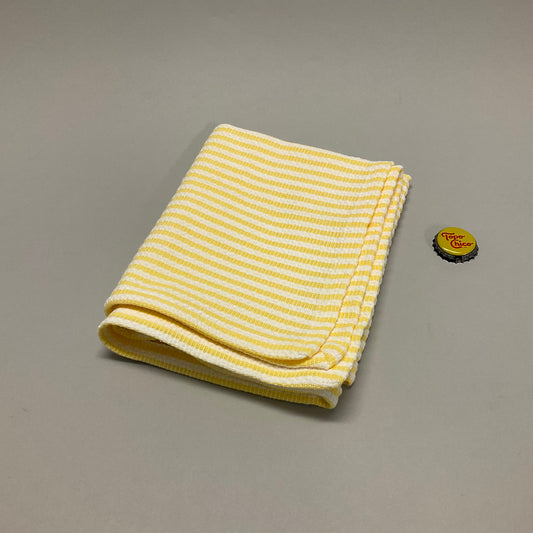 Yellow Striped Hand Towel