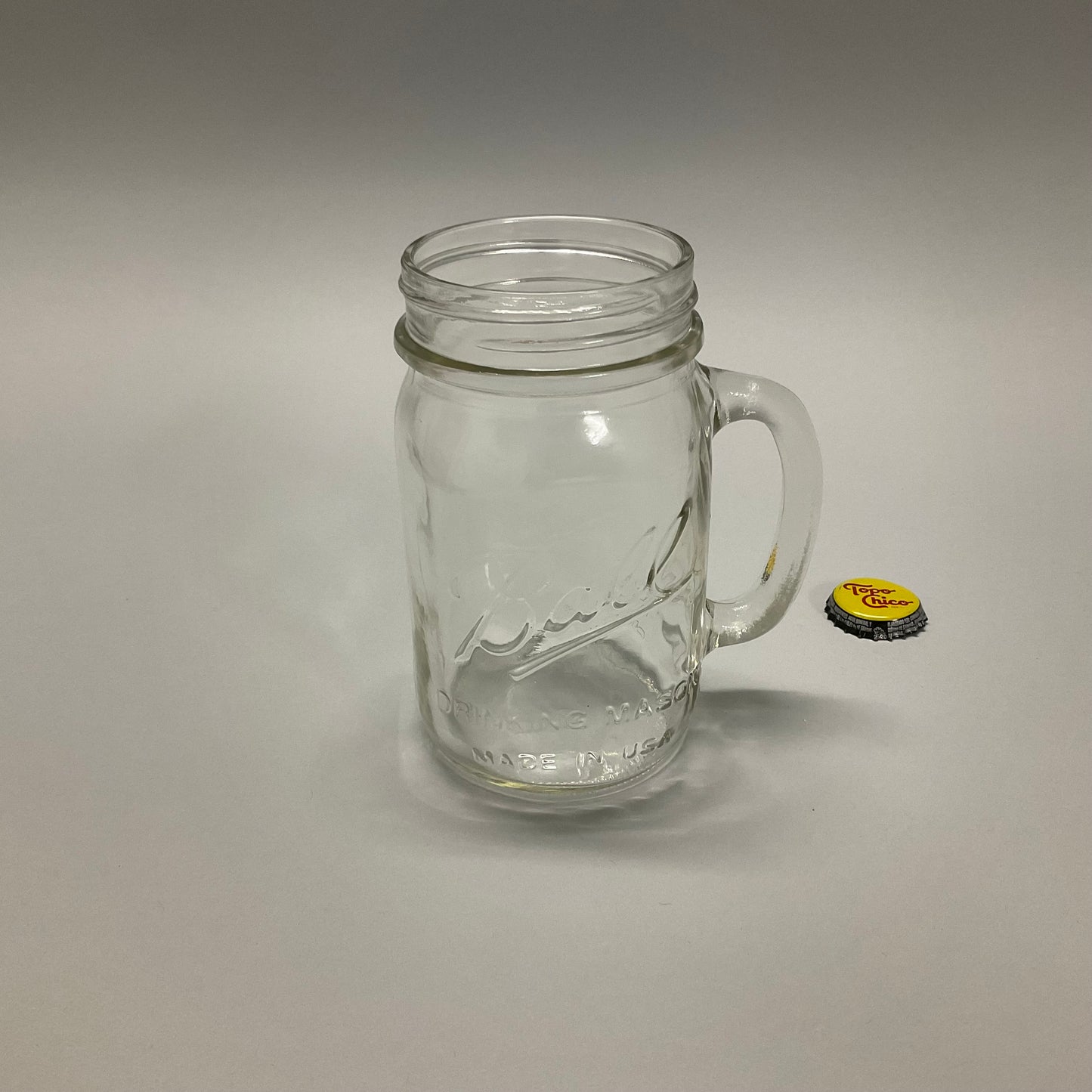 Drinking Mason Jar with Handle