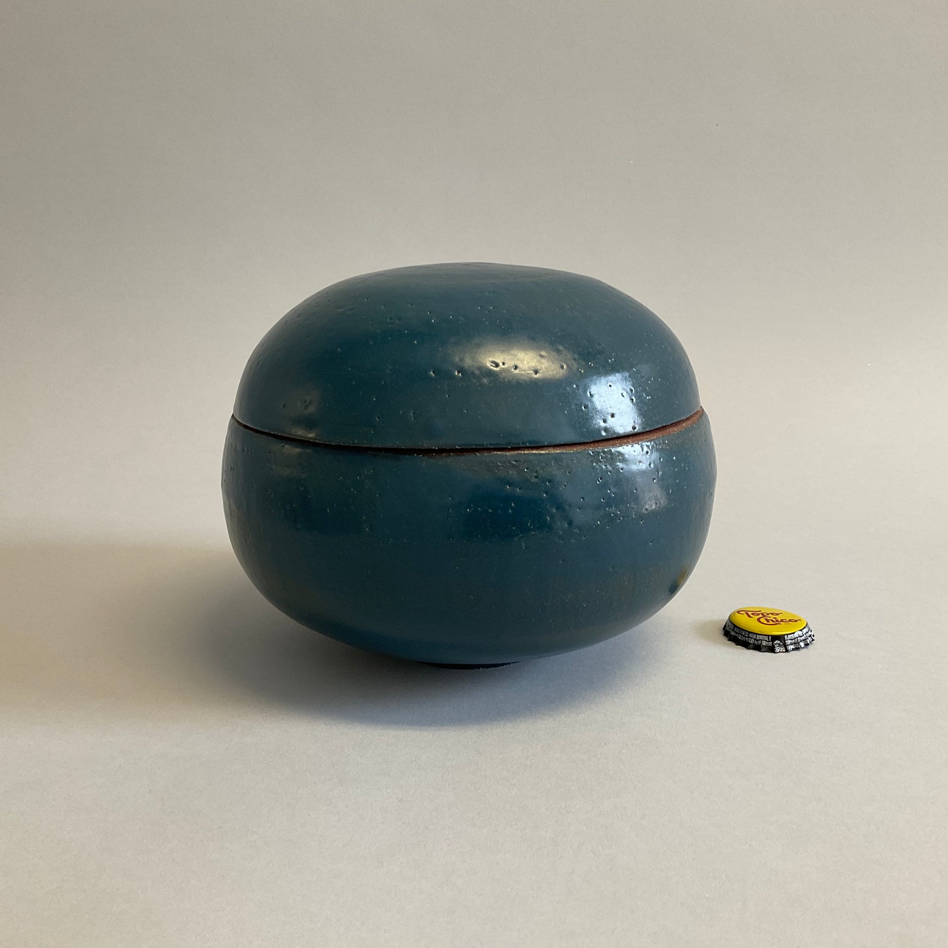 Blue Round Box – The Props Dept.