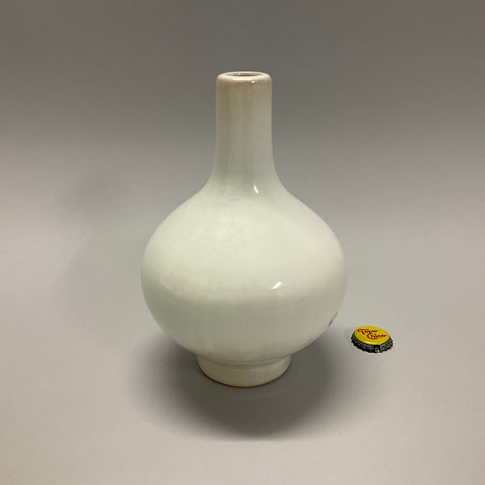 Reactive Glaze Small White Vase