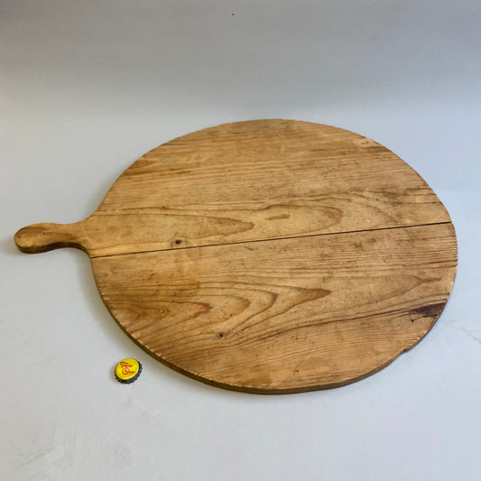 Large Round Distressed Wood Board