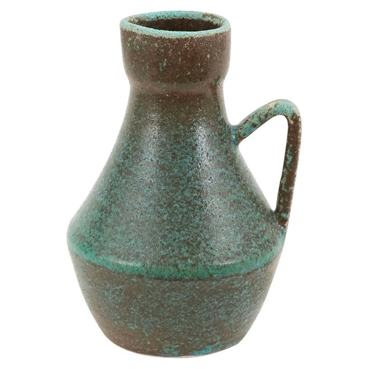 Green Stoneware Pitcher