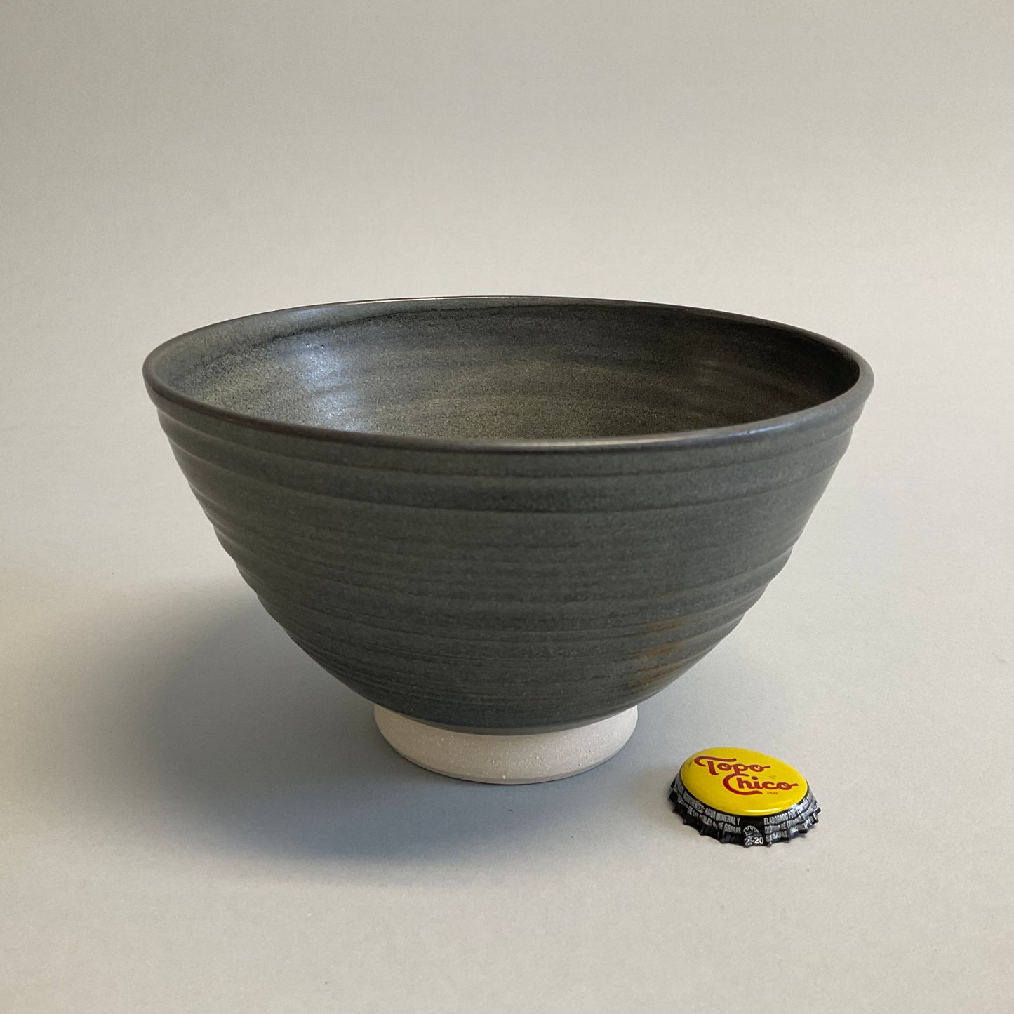 Gray Footed Ceramic Bowls