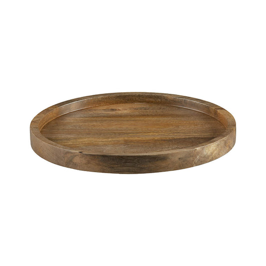 Round Wood Tray