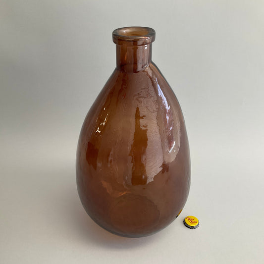 Amber Glass Vase