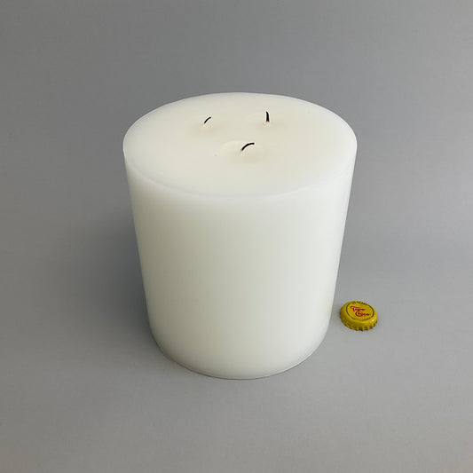 White Pillar Candle