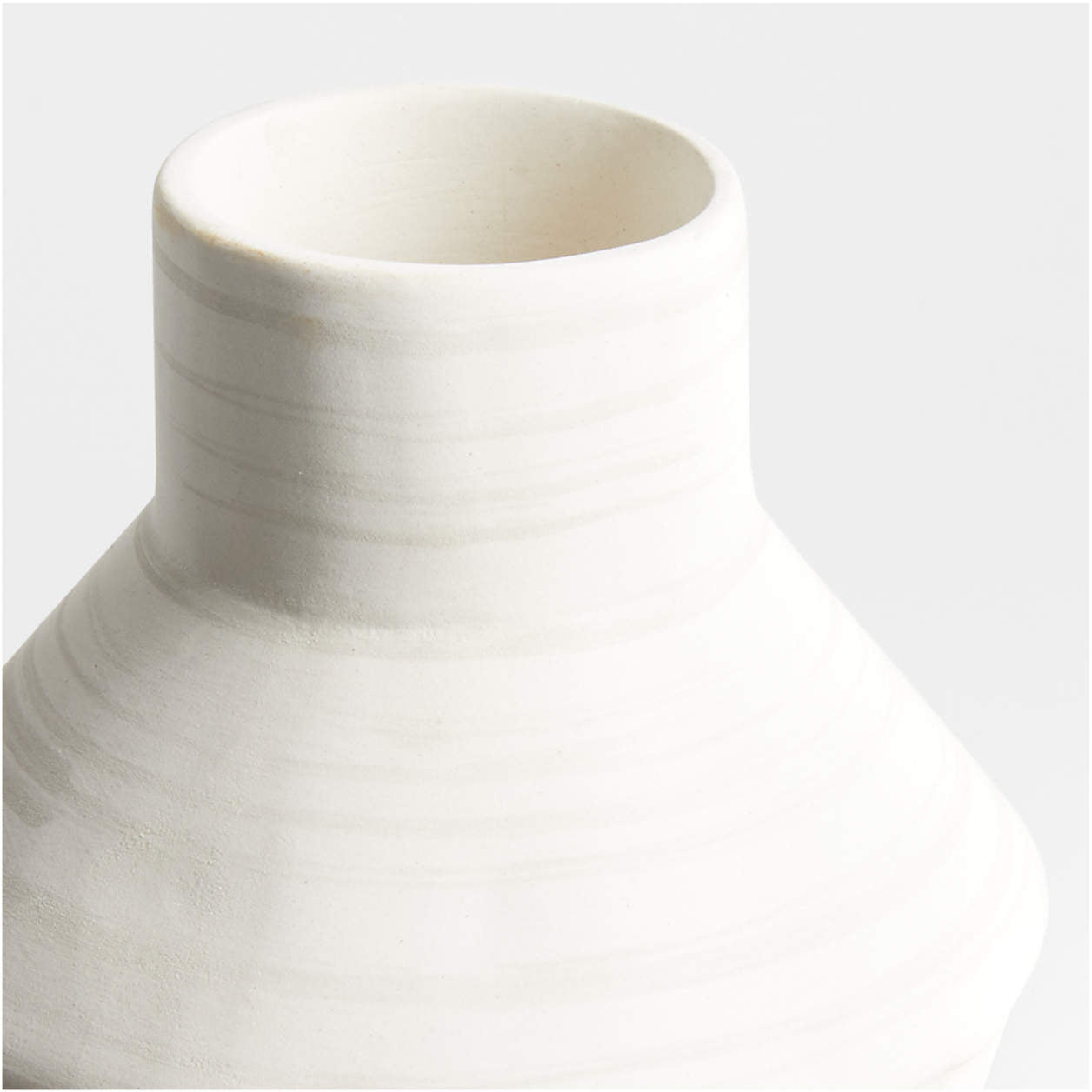 Cream Ceramic Vase