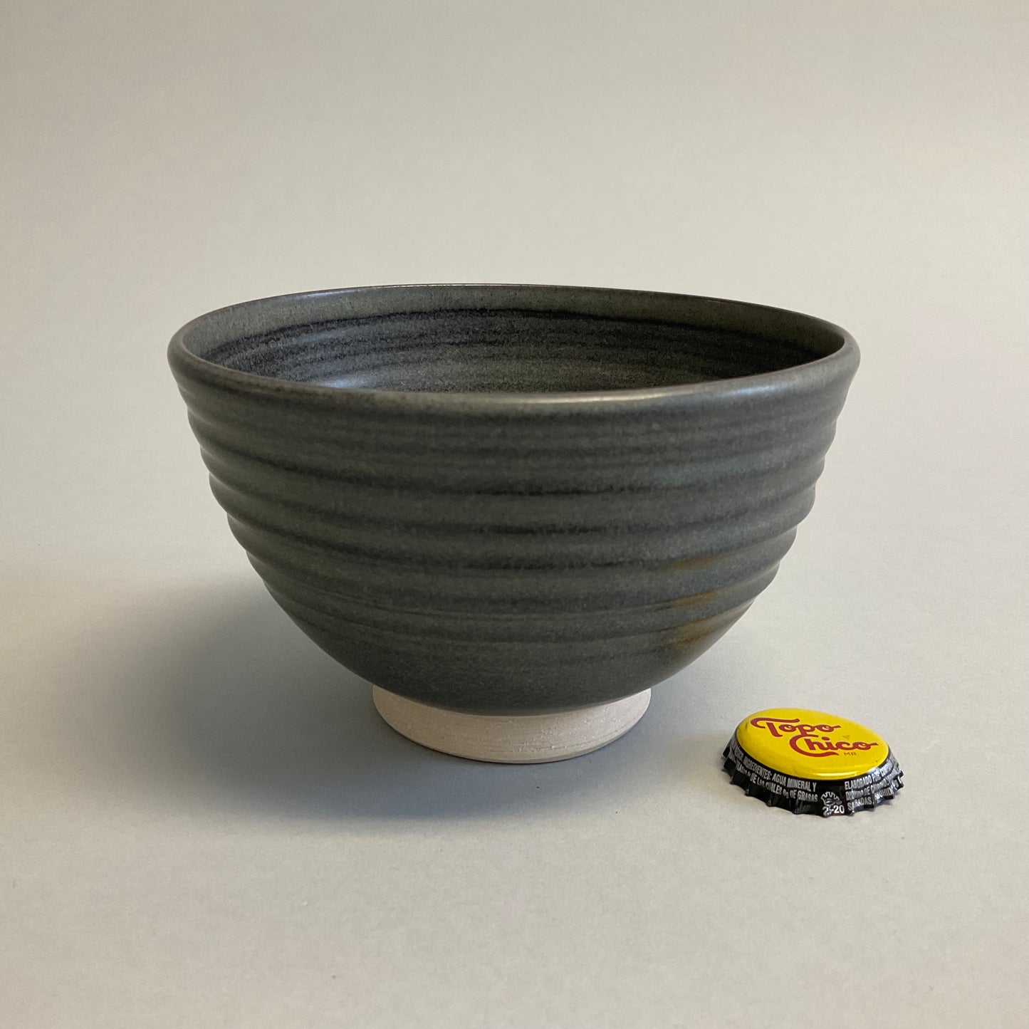 Gray Footed Ceramic Bowls