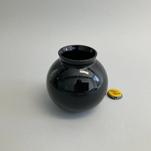 Black Glass Vase