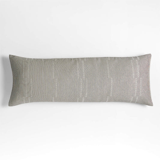 Striped Body Pillow Cover