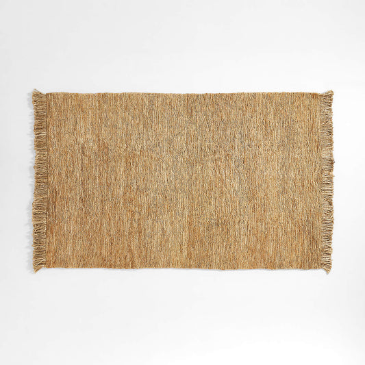 Fringed Natural Jute Rug