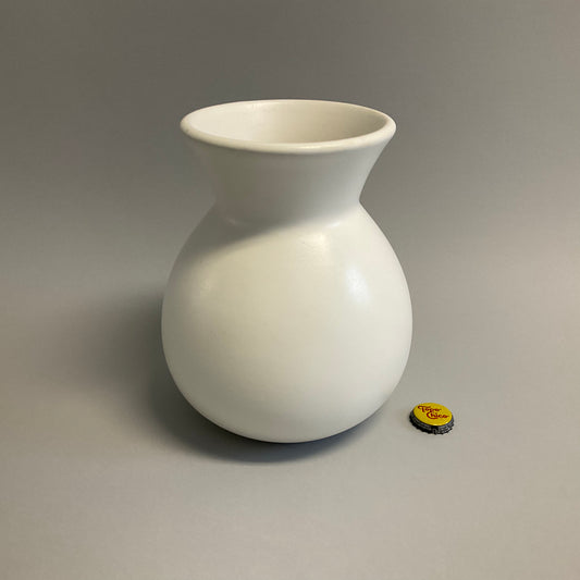 White Ceramic Sack Vase