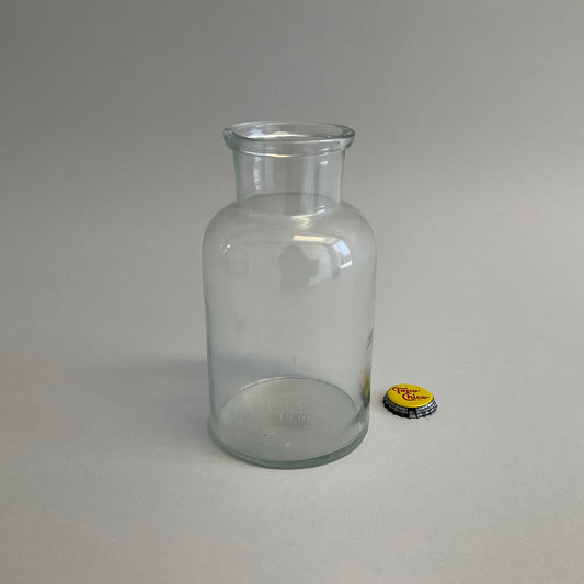 Broad Cuff Glass Bud Vase