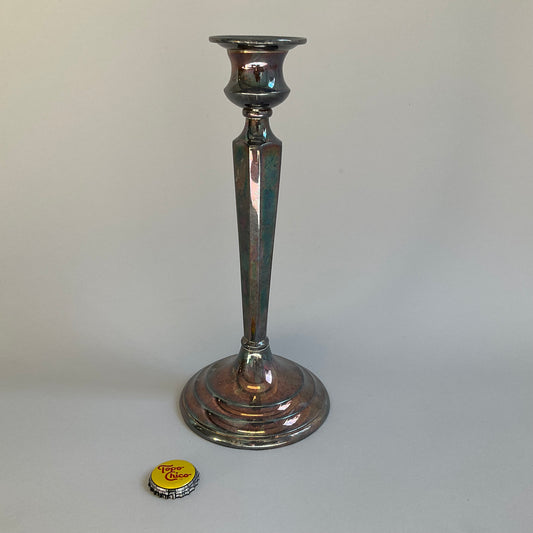 Silver Taper Candle Holder