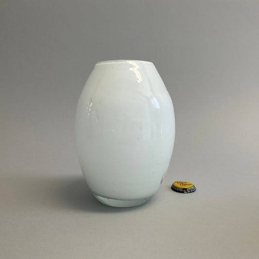 White Glass Vase