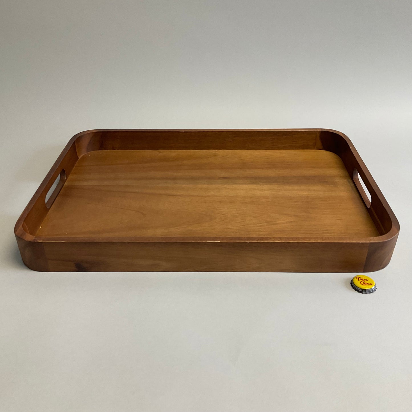 Rounded Wood Tray