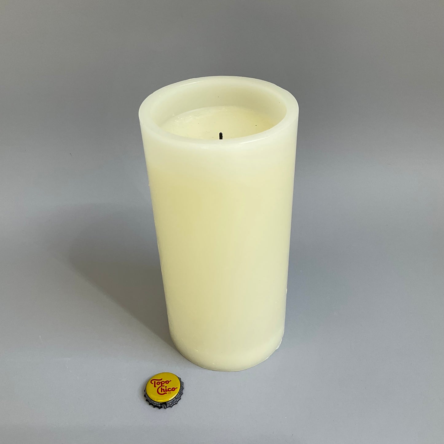 Large Flameless Wax Candle