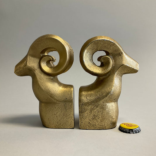 Pair of Ram Bookends