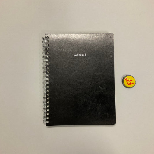 Black Spiral Notebook