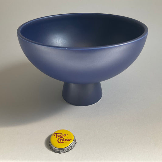 Blue Pedestal Bowl